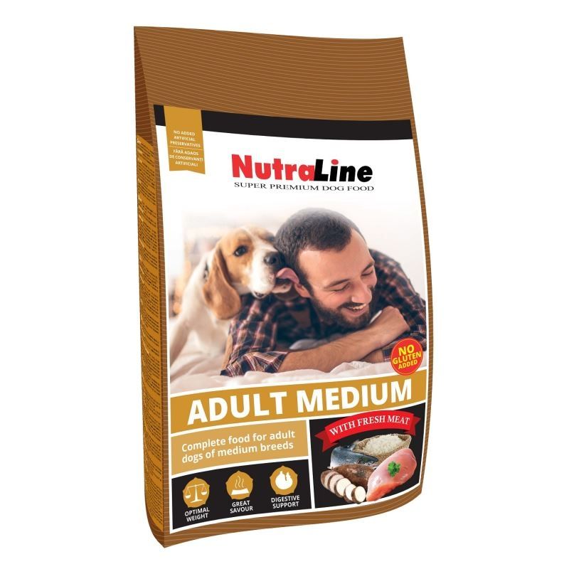 Nutraline Caine Adult Mediu, 3 kg