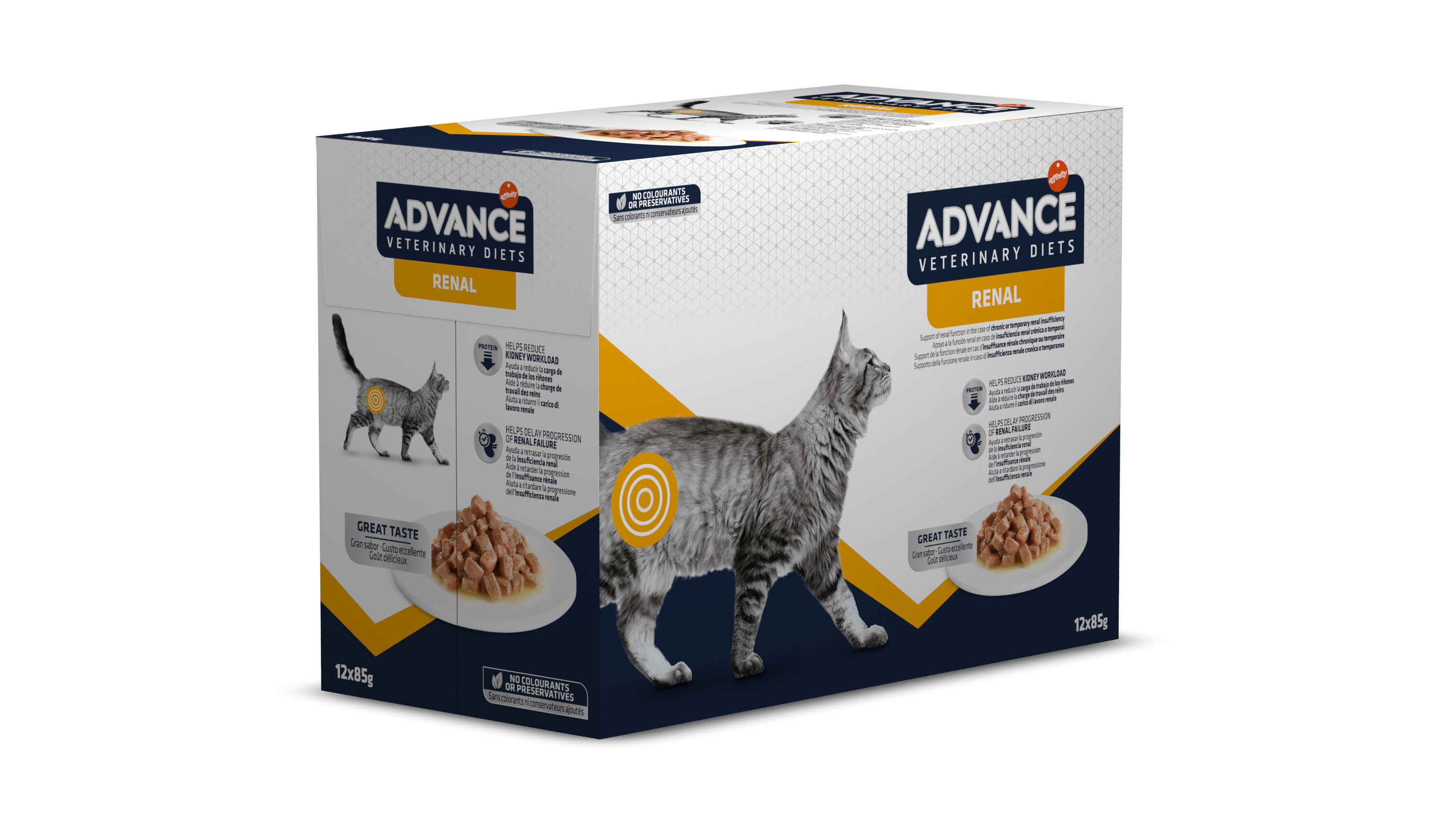Advance Diets Cat Insuficienta Renala, 12×85 g 12x85 imagine 2022
