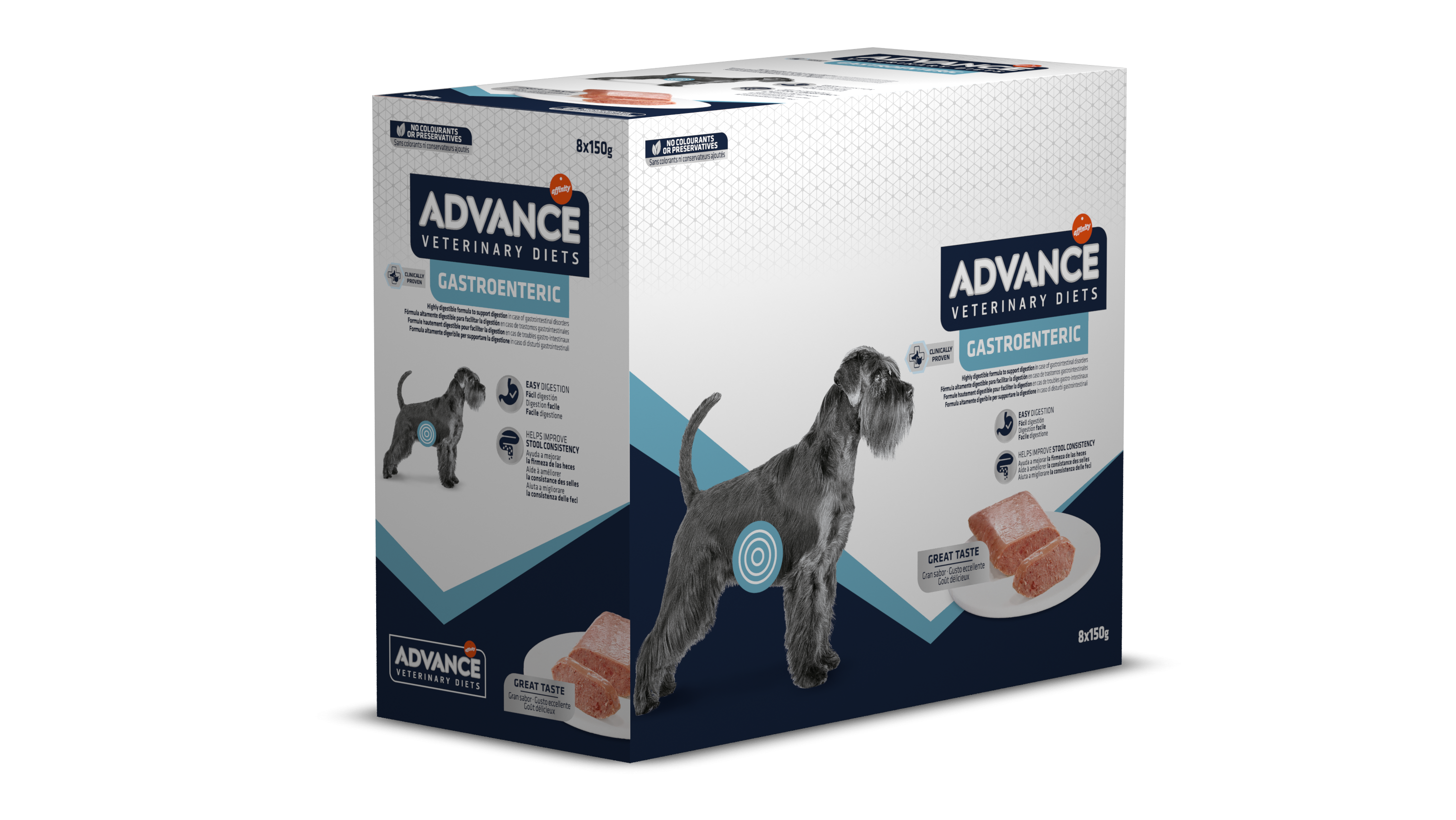 Advance Diets Dog Gastroenteric, 8×150 G