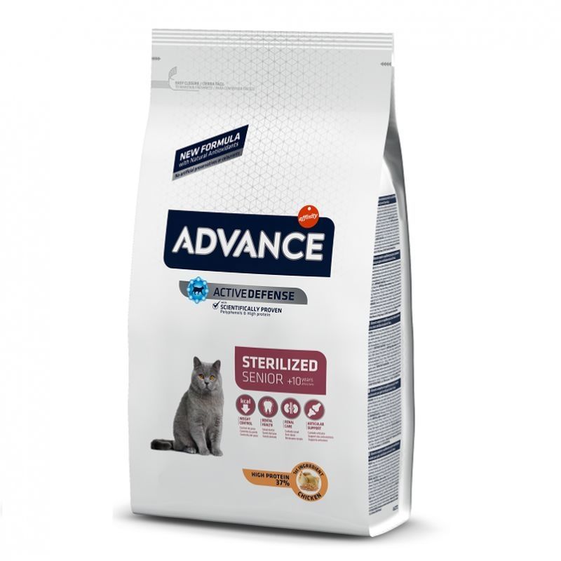 Advance Cat Sterilised Senior 10+, 1.5 kg /10 imagine 2022