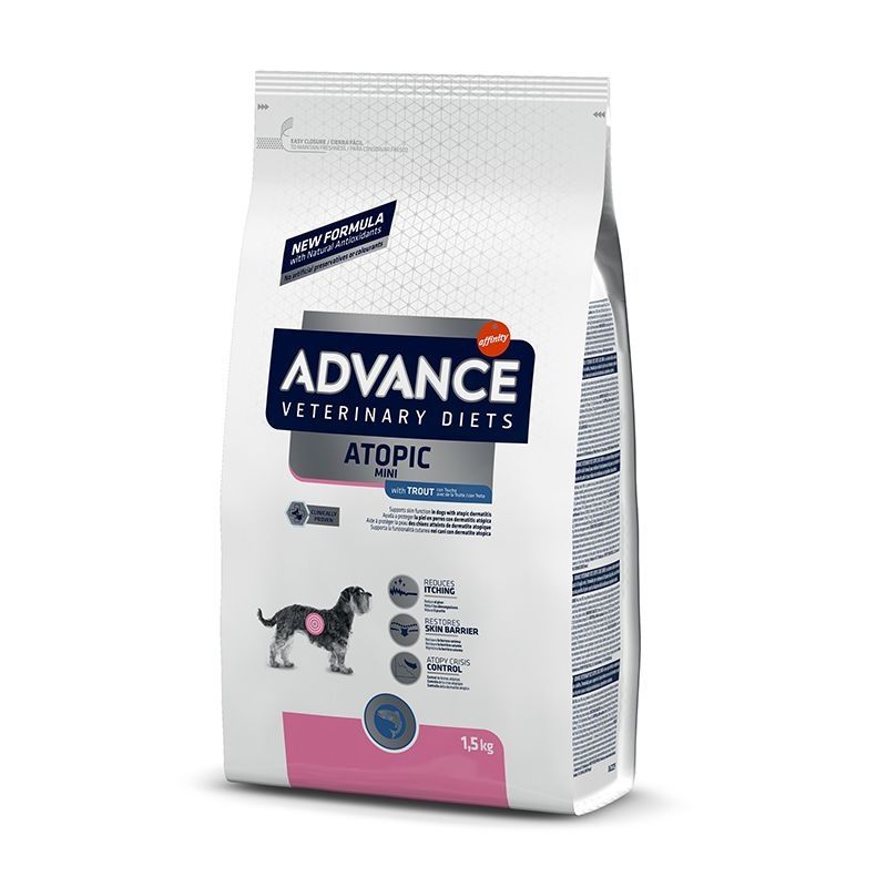 Advance Dog Atopic Derma Care Mini Cu Pastrav, 1.5 Kg