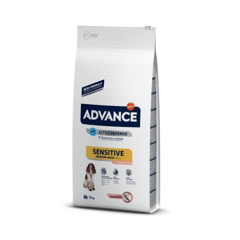 Advance Dog Sensitive Medium – Maxi Somon & Orez, 12 kg Advance imagine 2022