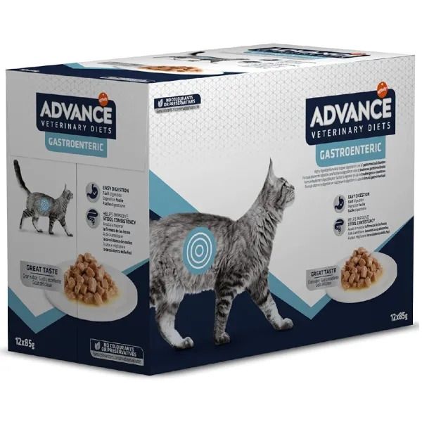 Advance Veterinary Diets Cat Gastroenteric Sensitive, 12x85 g