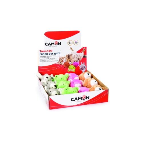 Mix jucarii pentru pisici, Camon, diverse animalute, 12 buc/ set