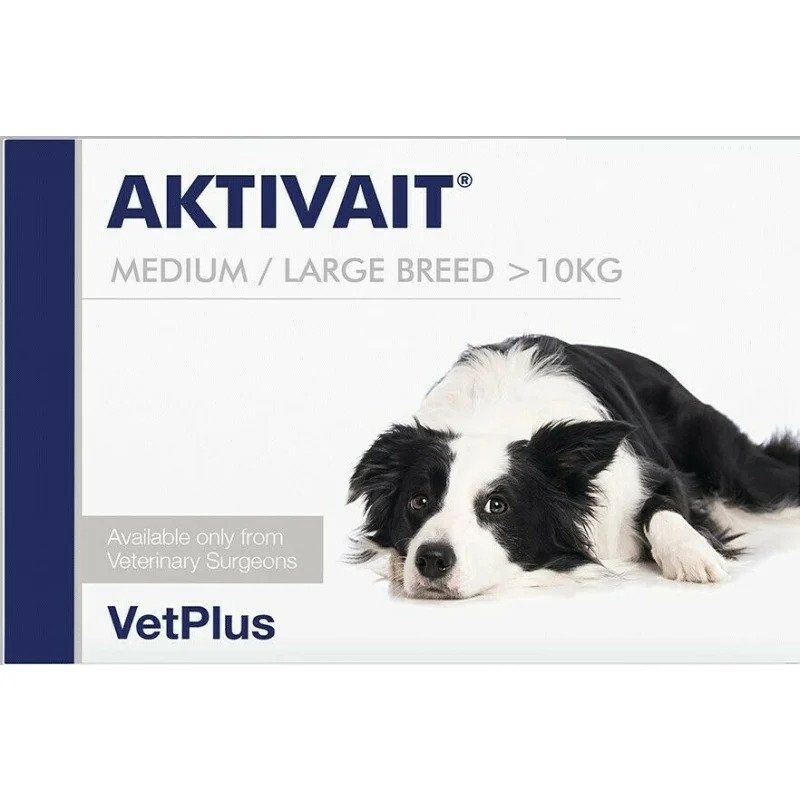 Aktivait Medium and Large Breed, 60 tablete Vitamine Caini Seniori 2023-09-26