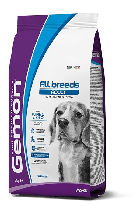 Gemon Breeder Regular Adult All Breeds, Ton si Orez, 20 kg