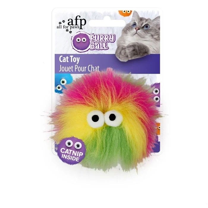 All For Paws, Jucarie Fluffy Ball pentru Pisici