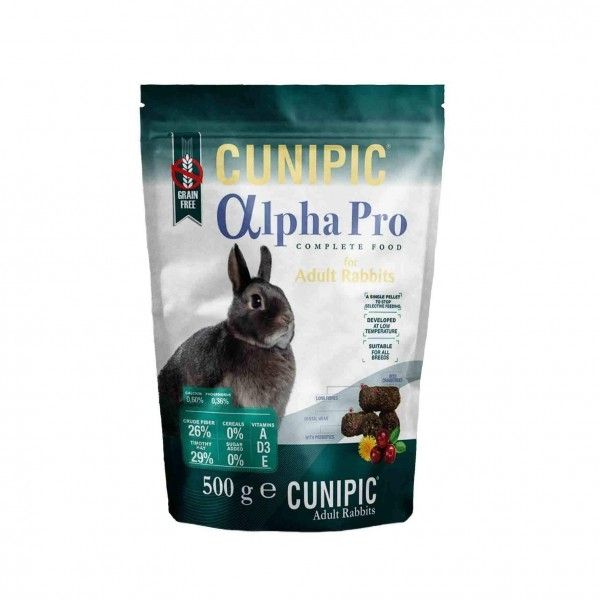 Hrana iepuri, Cunipic Alpha Pro, 500 g 500 imagine 2022