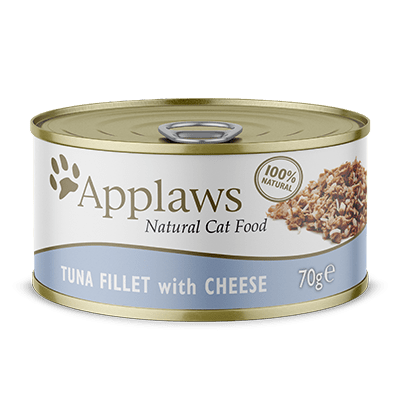 Applaws Tuna Fillet with Cheese, conserva, 70 g