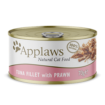 Applaws Tuna Fillet with Prawn, conserva, 70 g