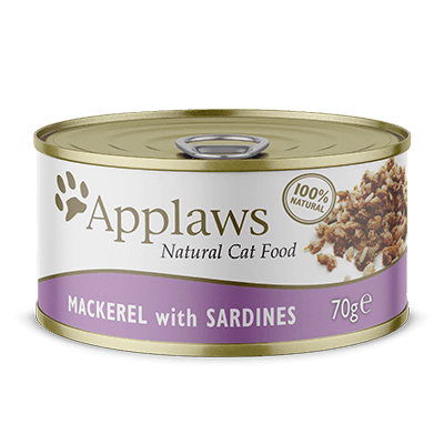 Applaws Mackerel with Sardines, conserva, 70 g