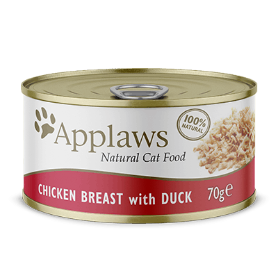 Applaws Chicken Breast with Duck, conserva, 70 g
