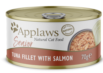 Applaws Senior Tuna Fillet with Salmon, conserva, 70 g
