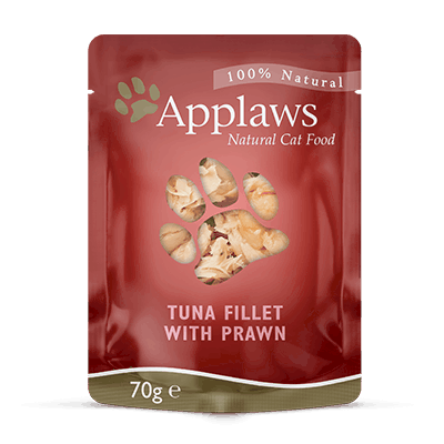Applaws Tuna Fillet with Prawn, plic, 70 g