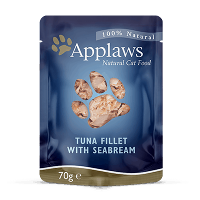Applaws Tuna Fillet with Seabream, plic, 70 g