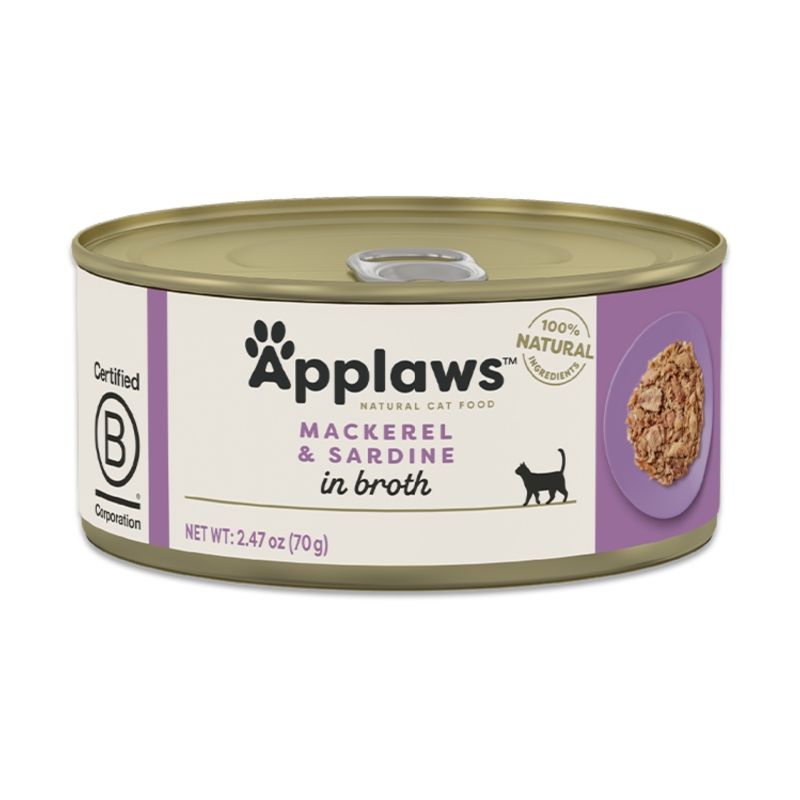 Applaws Mackerel with Sardines, conserva, 70 g
