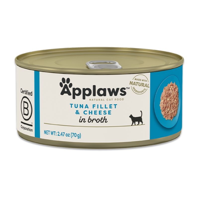 Applaws Tuna Fillet with Cheese, conserva, 70 g