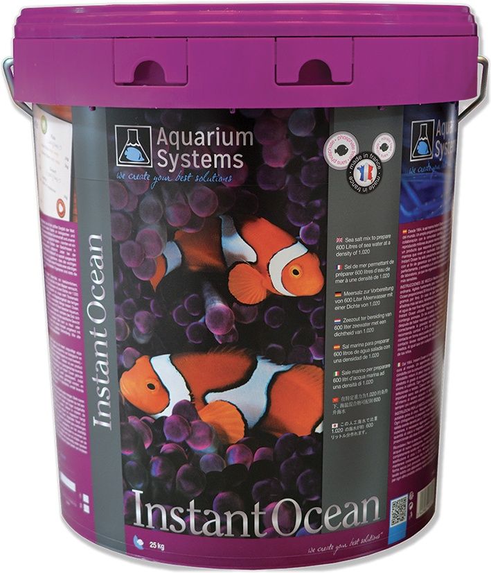 Aquarium Systems – Sare Marina Instant Ocean 25Kg, Galeata