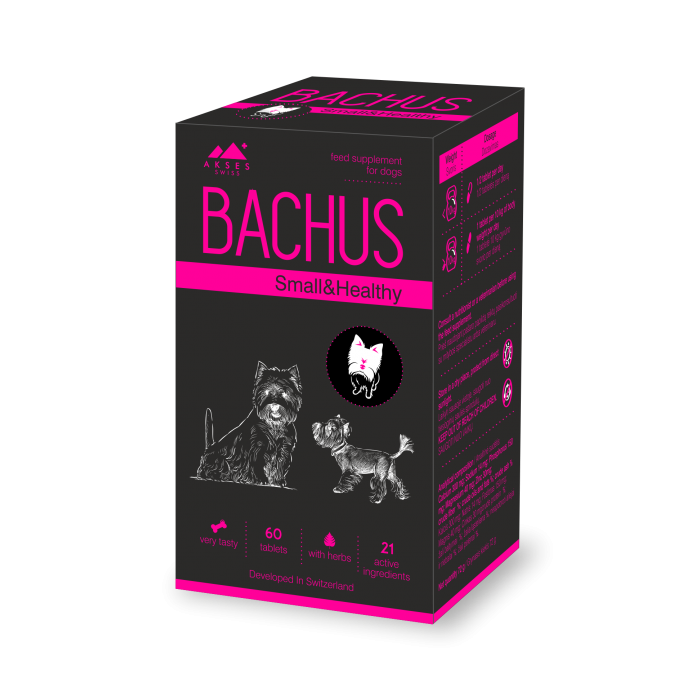 BACHUS Small & Healthy, suplimente nutritive pentru caini mici Bachus