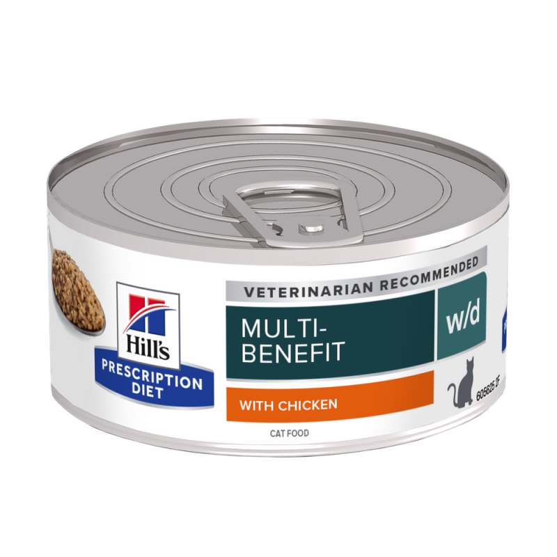 Hill\'s Prescription Diet Feline W/D Minced Chicken, 156 g