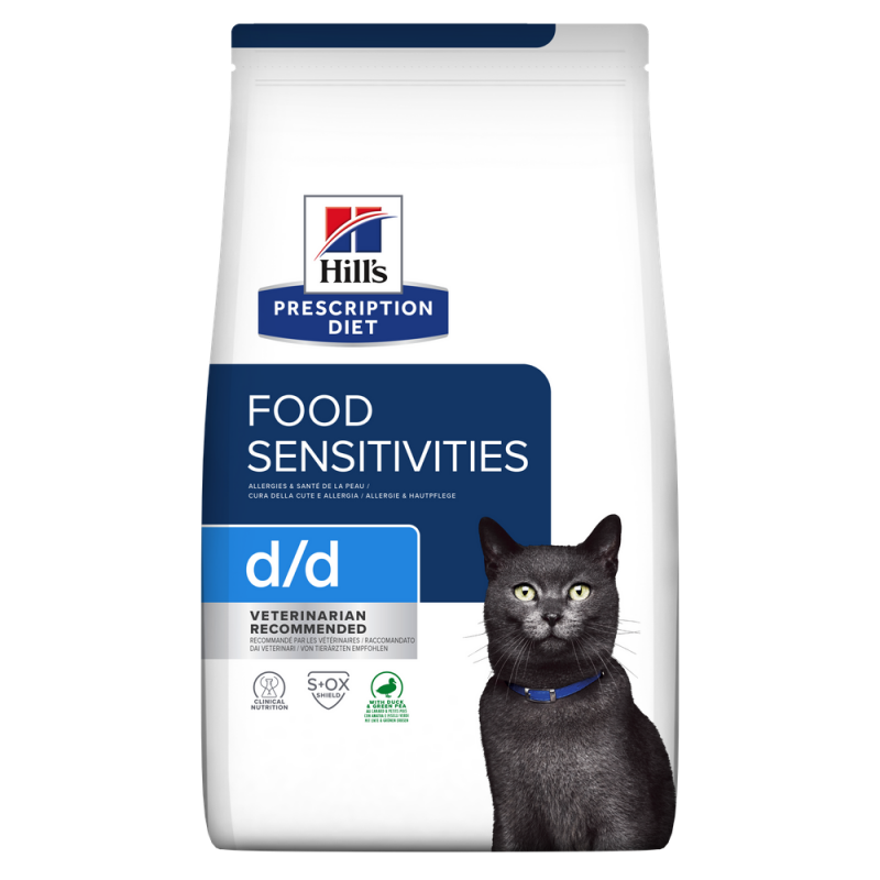 Hill\'s Prescription Diet Feline D/D Duck and Pea, 1.5 kg