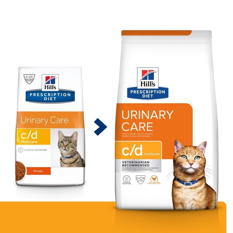 Hill's pd feline c/d chicken, 12 kg