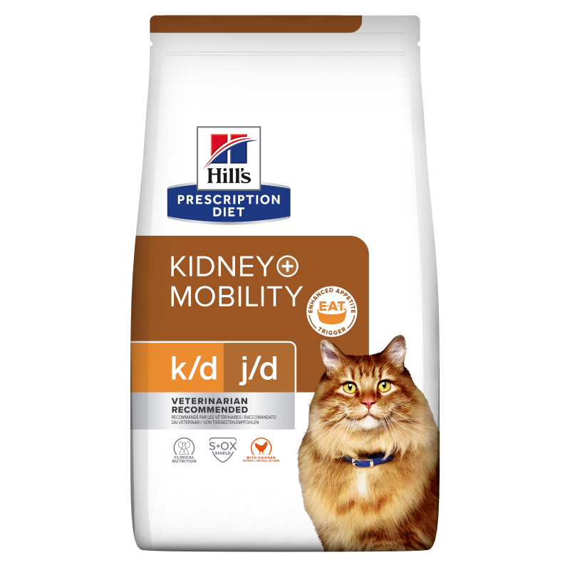Hill\'s Prescription Diet Feline K/D + Mobility, 3 kg