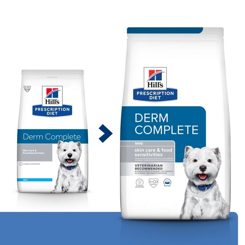 Hill’s PD Canine Derm Complete Mini, 6 kg câini imagine 2022