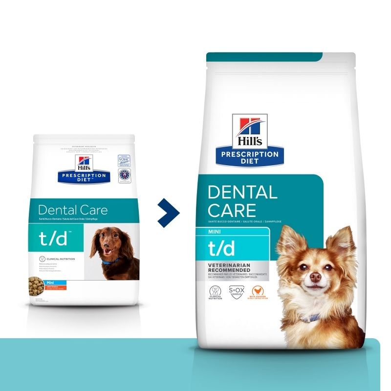 Hill’s PD t/d Dental Care Mini, 3 kg Câini