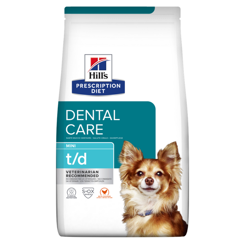 Hill\'s Prescription Diet Canine t/d Dental Care Mini, 3 kg