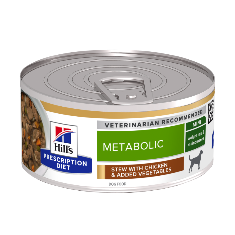 Hill’s PD Canine Metabolic Chicken & Vegetables Stew, 156 g 156 imagine 2022