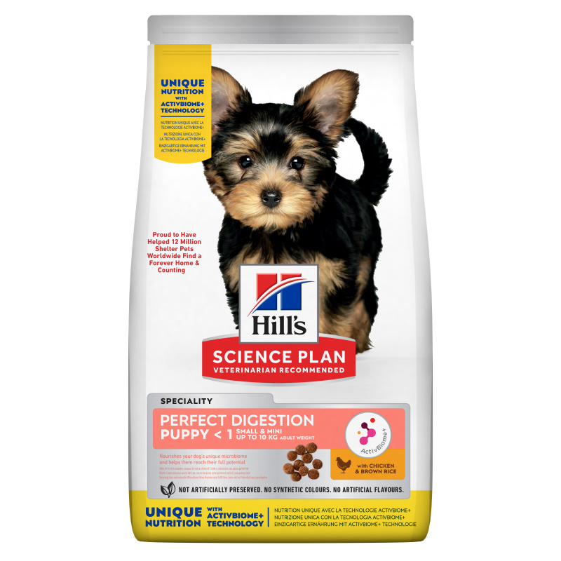 Hill’s SP Canine Puppy S&M Perfect Digestion, 3 kg (S+M) imagine 2022