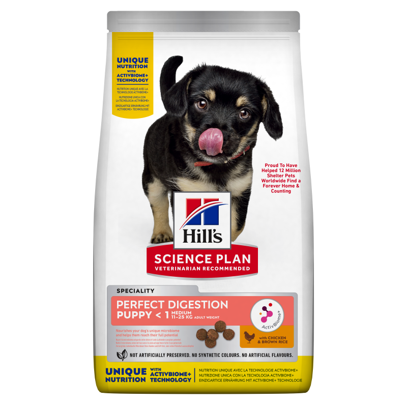 Hill’s SP Canine Puppy Medium Perfect Digestion, 2.5 kg 2.5 imagine 2022