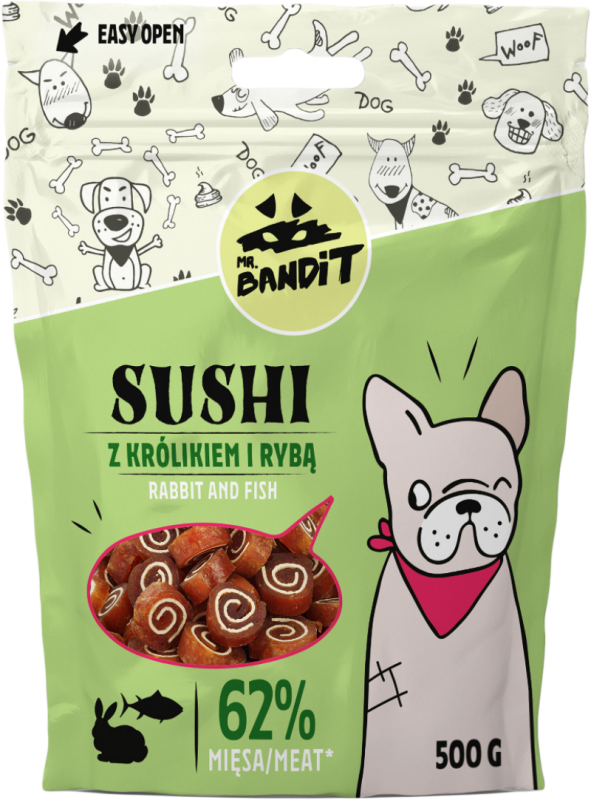 Mr. Bandit Sushi, Iepure Si Peste, 500 G