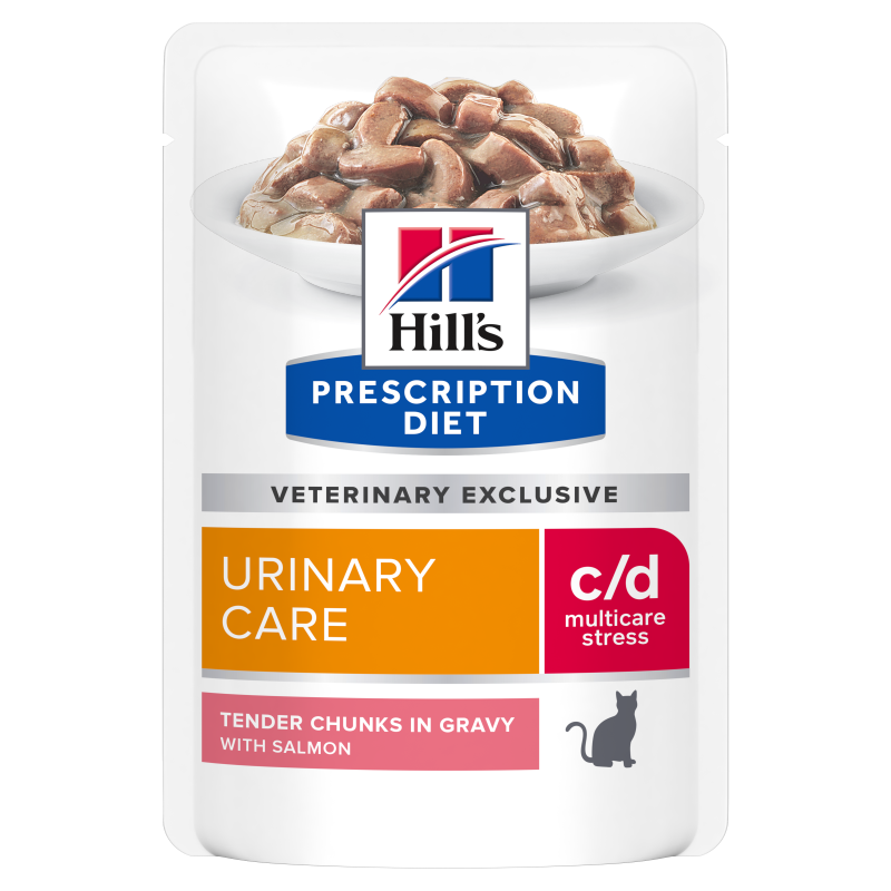 Hill’s PD Feline C/D Multi Stress Somon, 85 g Diete veterinare Pisici 2023-09-26