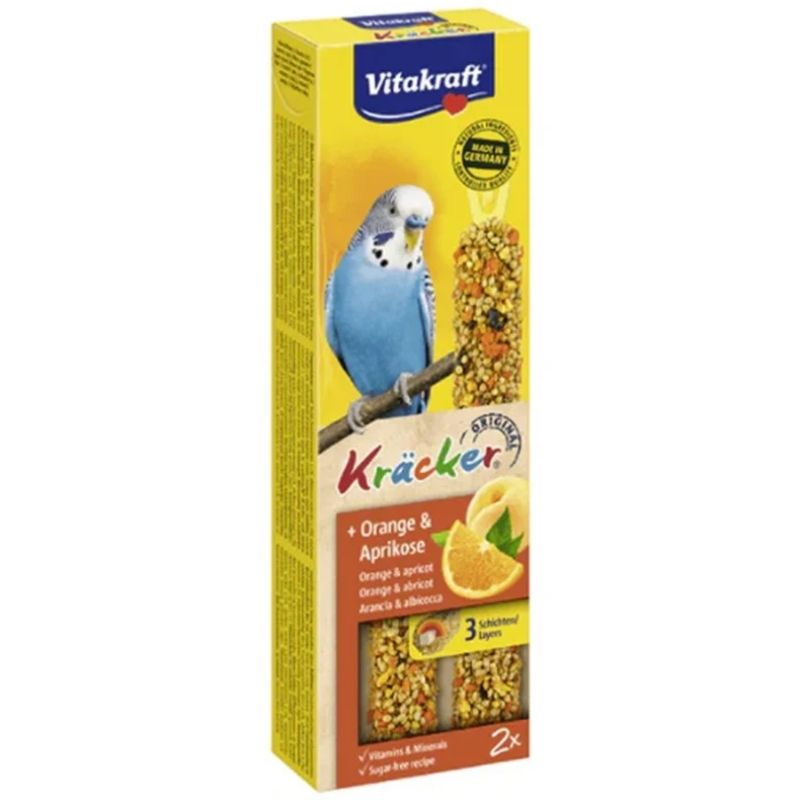 Baton Perusi Vitakraft Portocale/ Caise, 2 buc