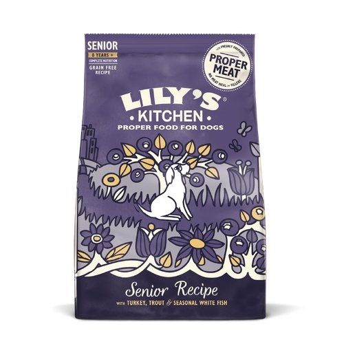 Lily’s Kitchen For Dogs Complete Nutrition Turkey & Trout Senior Dry Food, 2.5 kg 2.5 imagine 2022