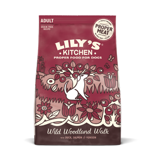 Lily\'s Kitchen For Dogs Wild Woodland Walk - Duck, Salmon and Venison, 1 kg