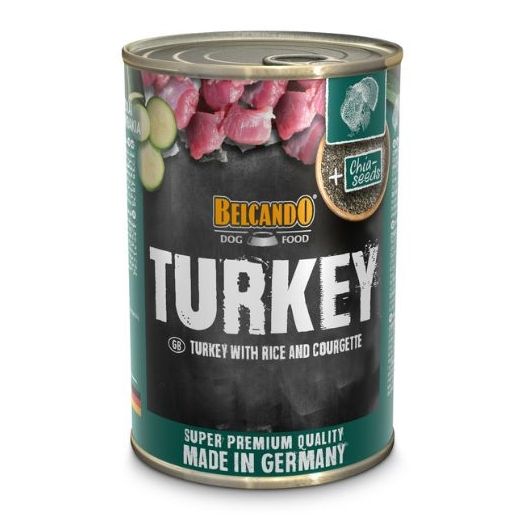 Belcando Dog, Curcan, Orez & Dovlecei, 400 g