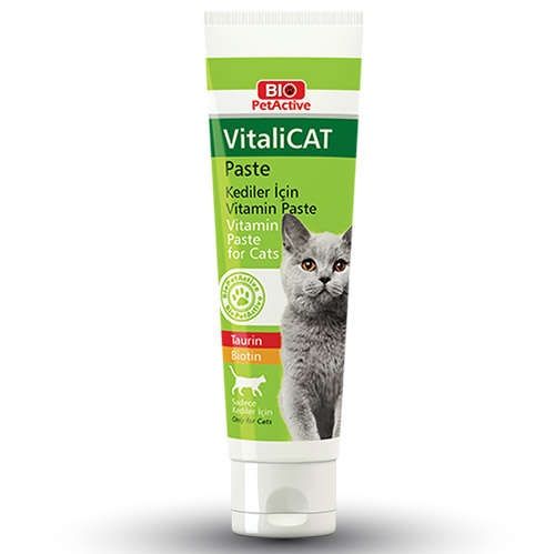 Pasta cu vitamine pentru pisici, Bio PetActive Vitali Cat Paste, 100 ml 100 imagine 2022