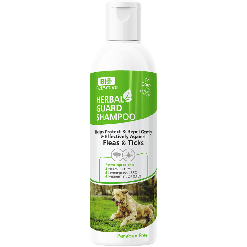 Sampon pentru caini, Bio PetActive Herbal Guard Shampoo, 250 ml 250 imagine 2022