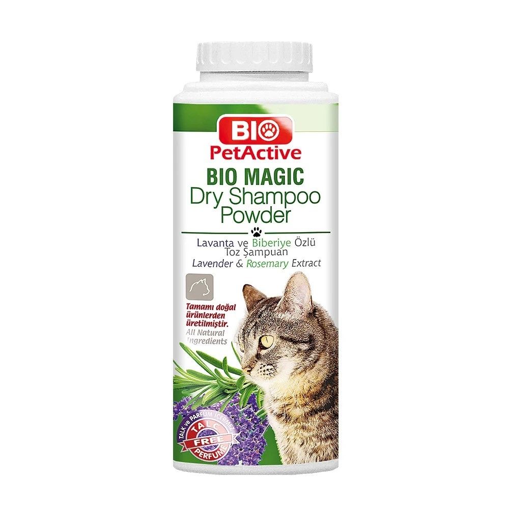 Bio PetActive Bio Magic Dry Shampoo Powder, Cat, 150 g