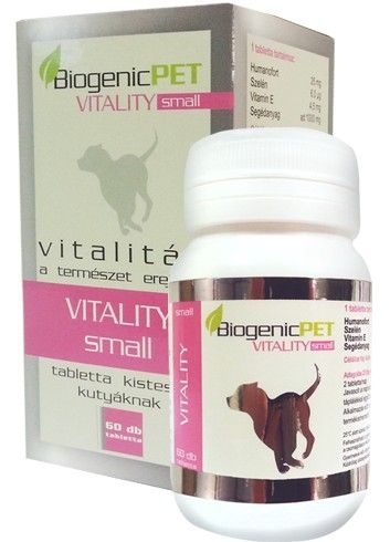 BiogenicPET Vitality Small, 60 comprimate Vitamine Caini Seniori 2023-09-29