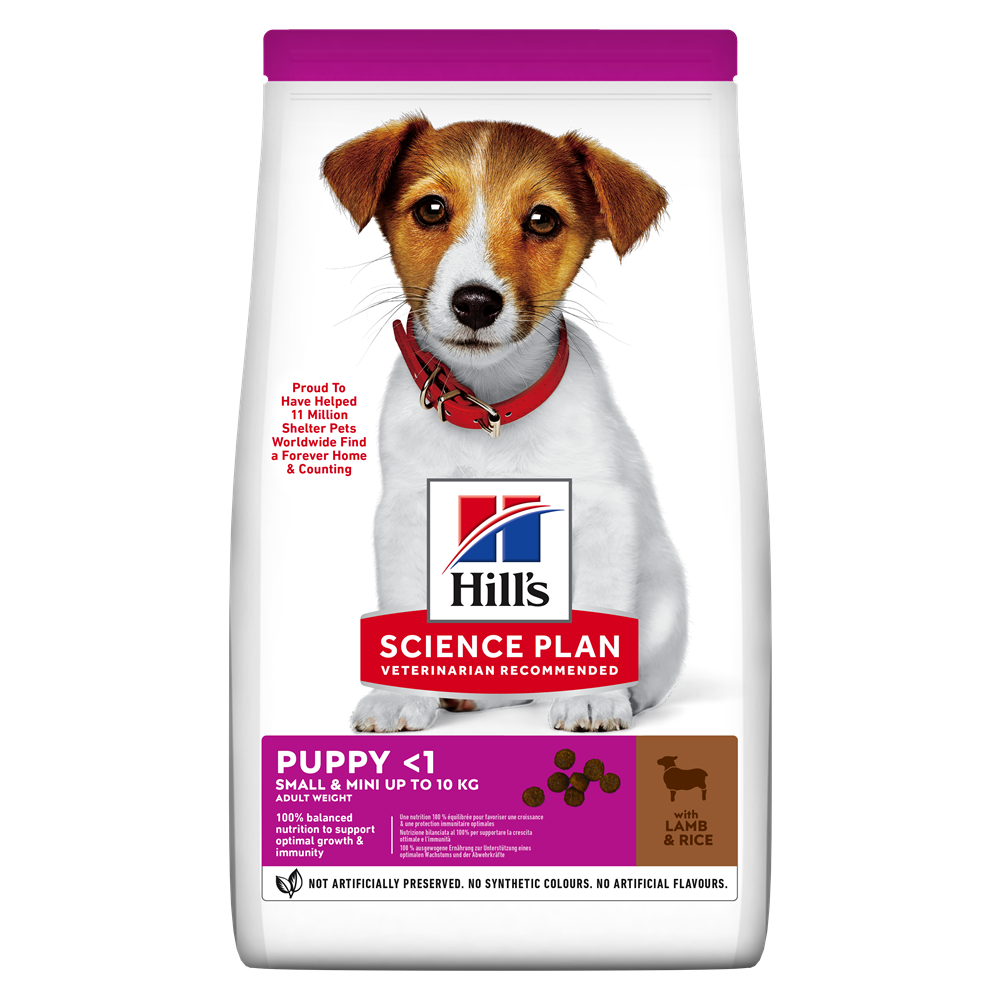 Hill’s Science Plan Canine Puppy Small and Mini Lamb and Rice, 1.5 kg 1.5