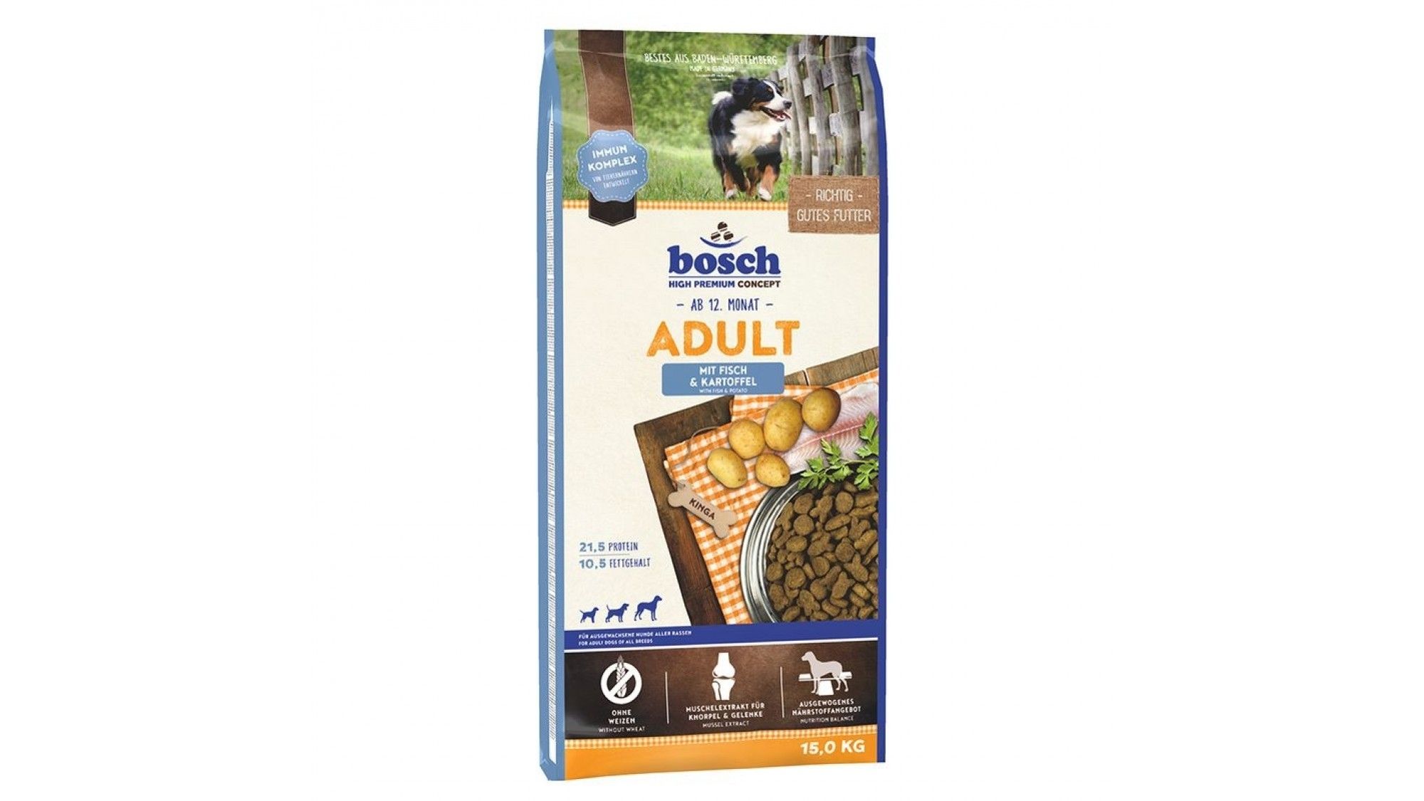 Bosch Adult Cu Peste Si Cartofi, 3 Kg
