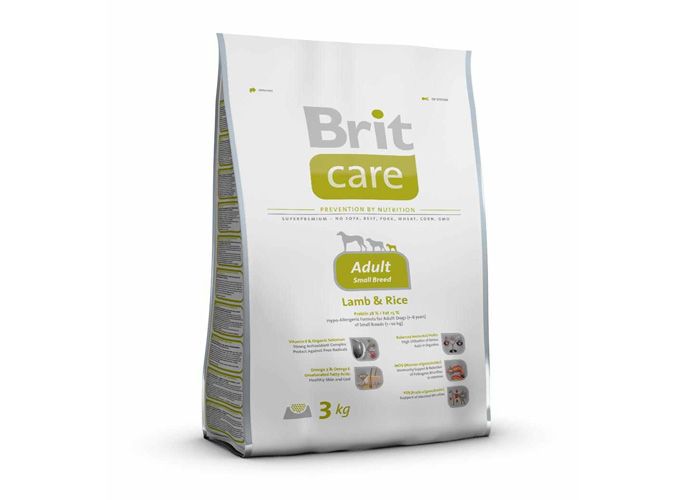 Brit Care Adult Small Breed Lamb & Rice, 3 kg