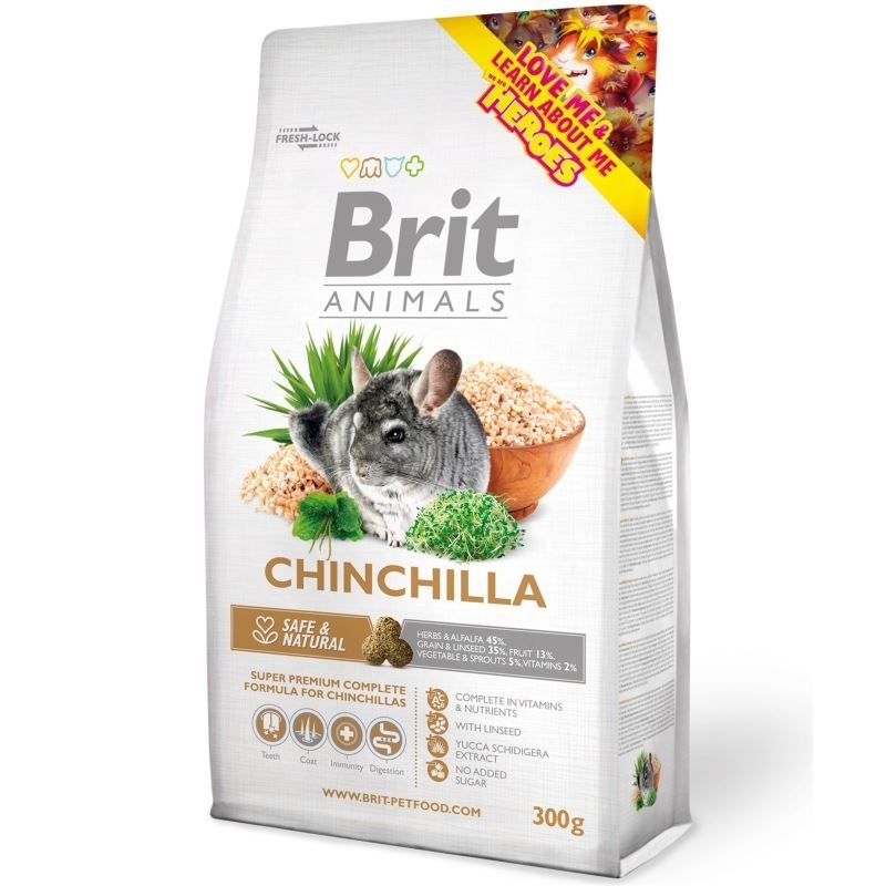Brit Animals Chinchilla, 300 g 300 imagine 2022