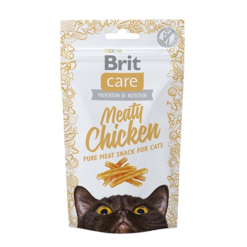 Brit Care Cat Snack Meaty Chicken, 50 g Brit