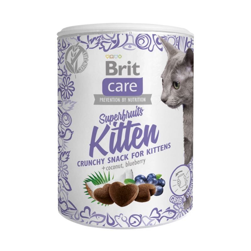 Brit Care Cat Snack Superfruits Kitten, 100 g