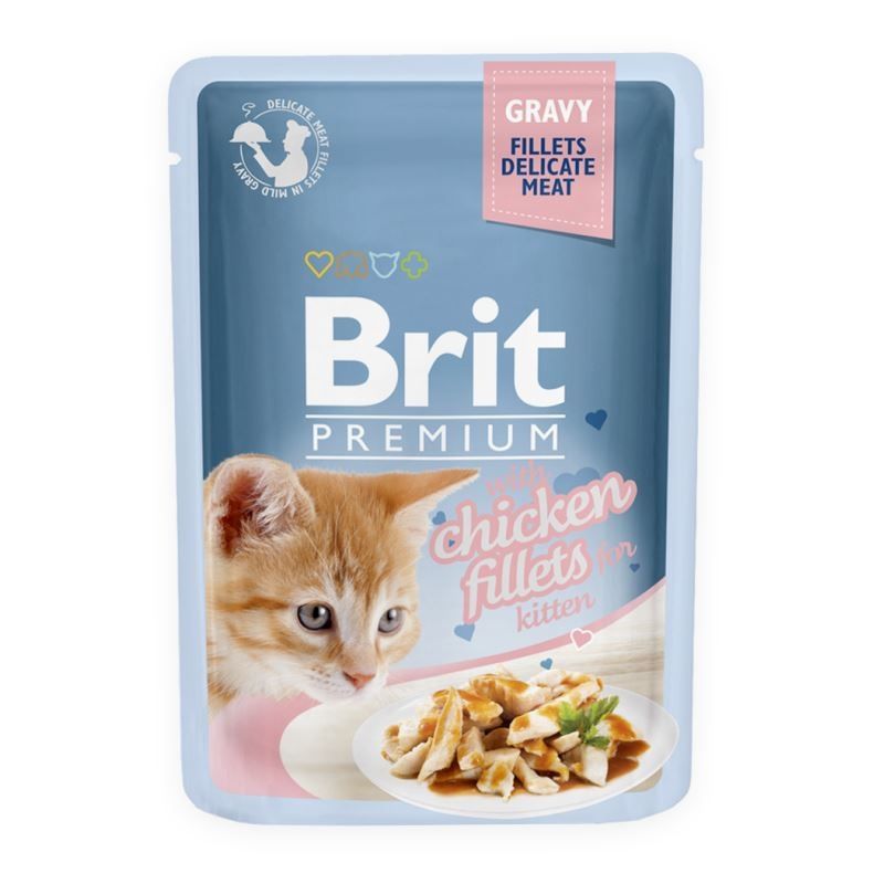 Brit Cat Delicate Chicken in Gravy for Kitten, 85